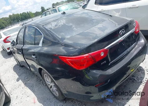 2014 Infiniti Q50 Premium z USA, uszkodzony, nr VIN JN1BV7AR9EM684288